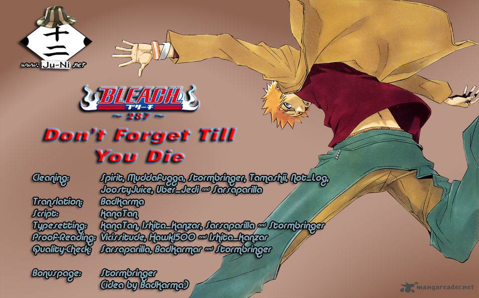 Chapter 287 - Don't Forgot Till You Die Image(1)